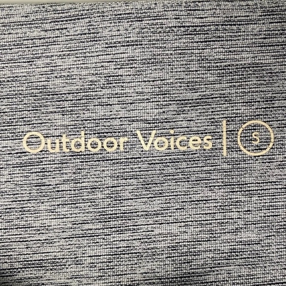 Outdoor Voices Grey Leggings Size Small - Picture 2 of 4